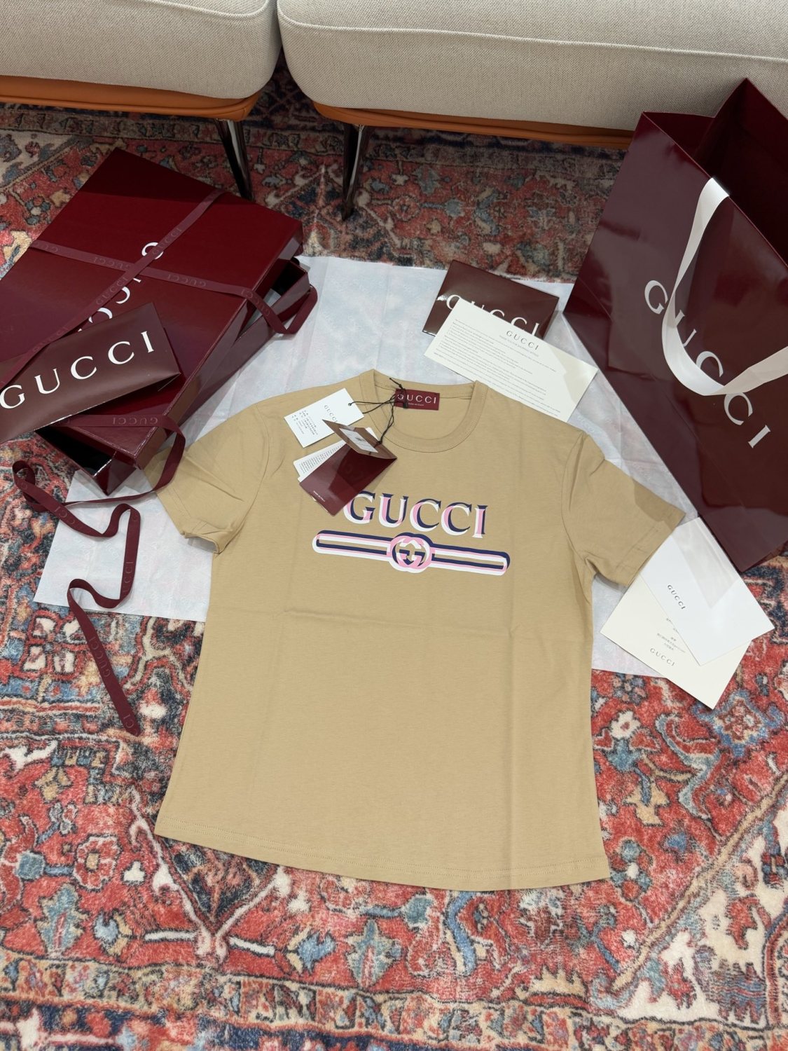 Women's Summer Solid Color Letter Printed Plain Knit Round Neck Short Sleeve T-Shirt #75366