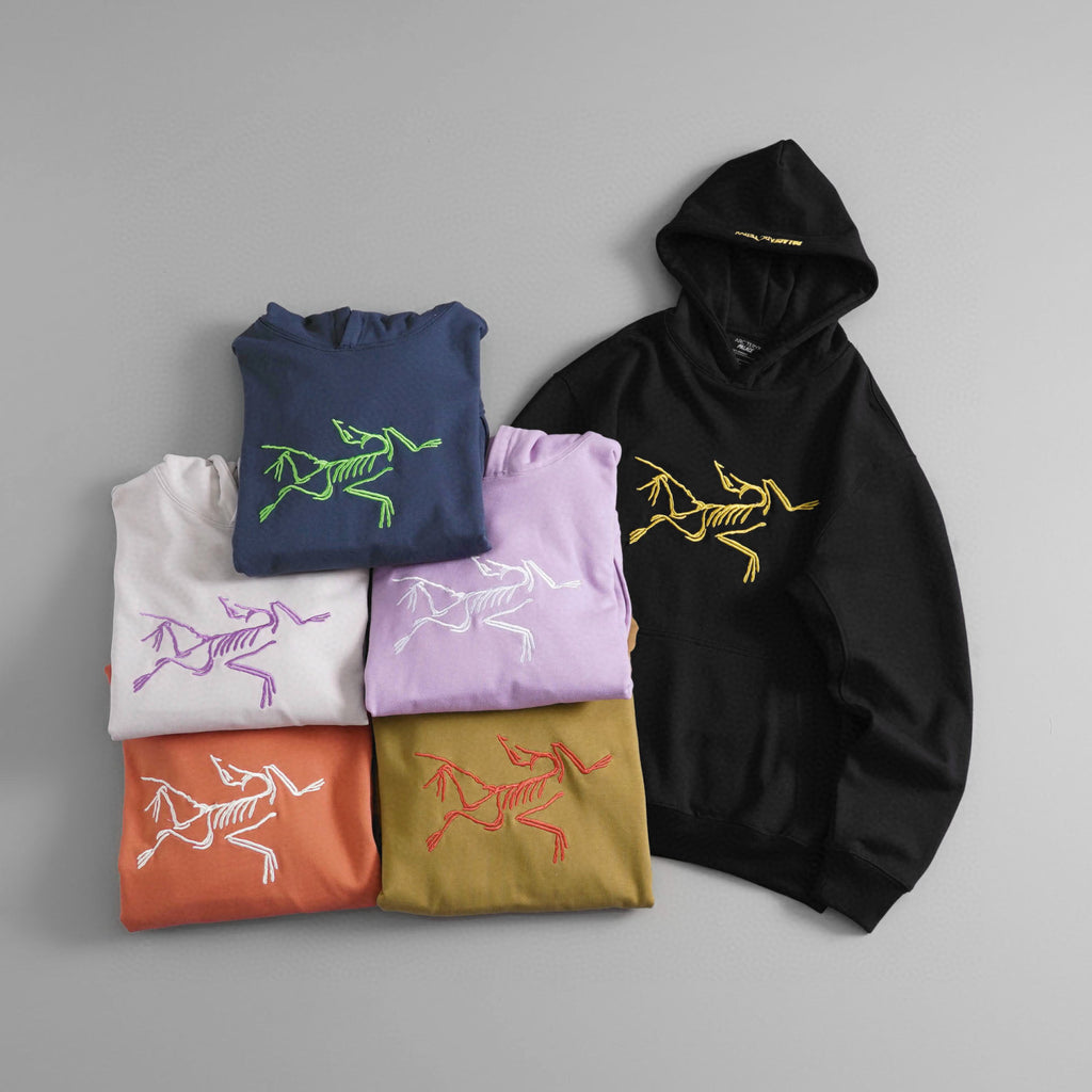 Men's and Women's Autumn Clashing Logo Printed Solid Color Loose Hooded Sweatshirt Pullover #97948