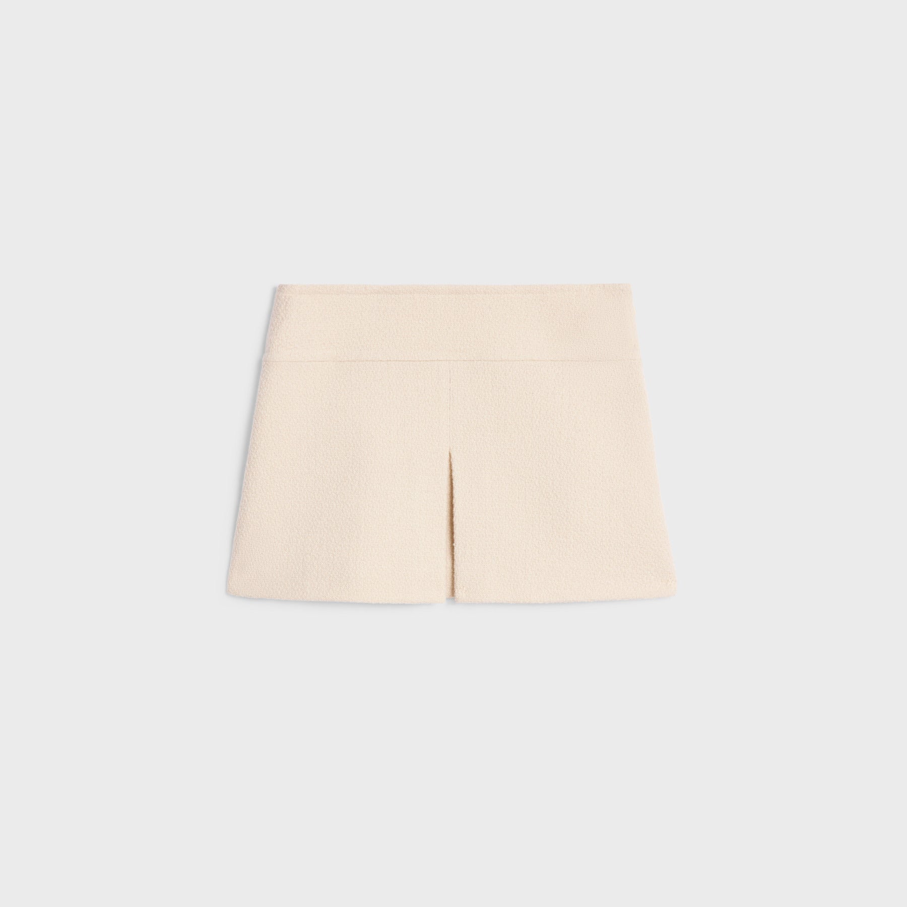 Women's Fall/winter Verneuil Cashmere Tweed Jacket Cream Lapel Jacket Mini Swing Skirt Suit Set  Ngvp #9141