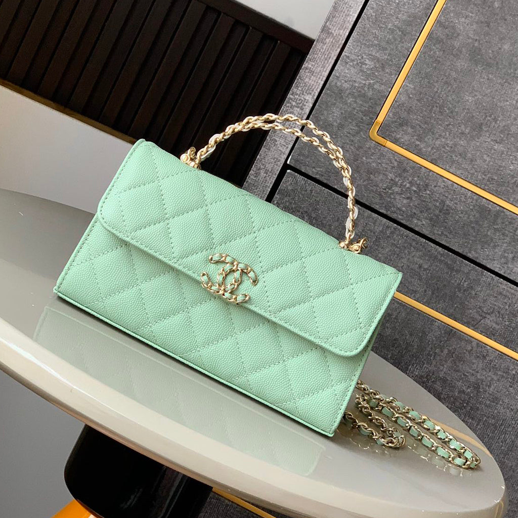 Women's Solid Color Diamond Pattern Chain Shoulder Strap Grain Embossed Leather Flap Bag Single Shoulder Handbag Crossbody Bags #77513