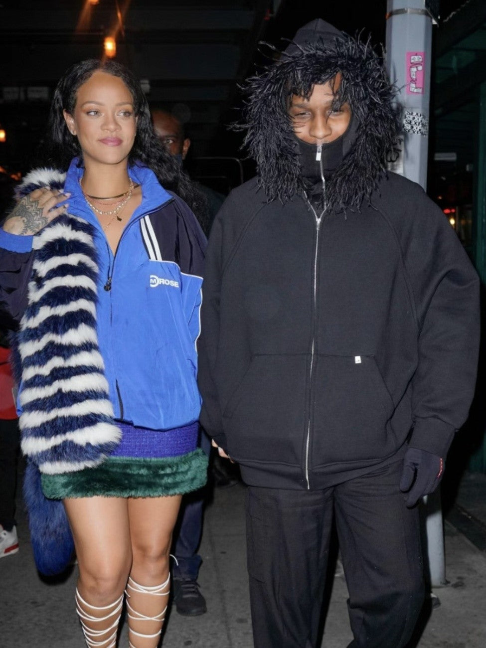 1017 Alyx 9sm Men's Fall And Winter Ostrich Hair Sweater Loose Zipper Hoodie Pure Black Jacket Rocky Same High Street Trend Casual Sweatshirt Ngvp #2467