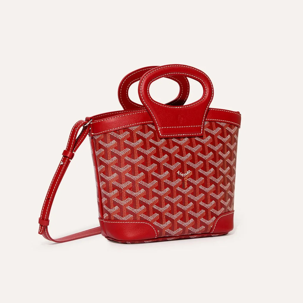 Beluga Women's Y-shaped Floral Print Adjustable Detachable Shoulder Strap Canvas And Calfskin Shoulder Mini Bag Crossbody Handbag Bags #77441