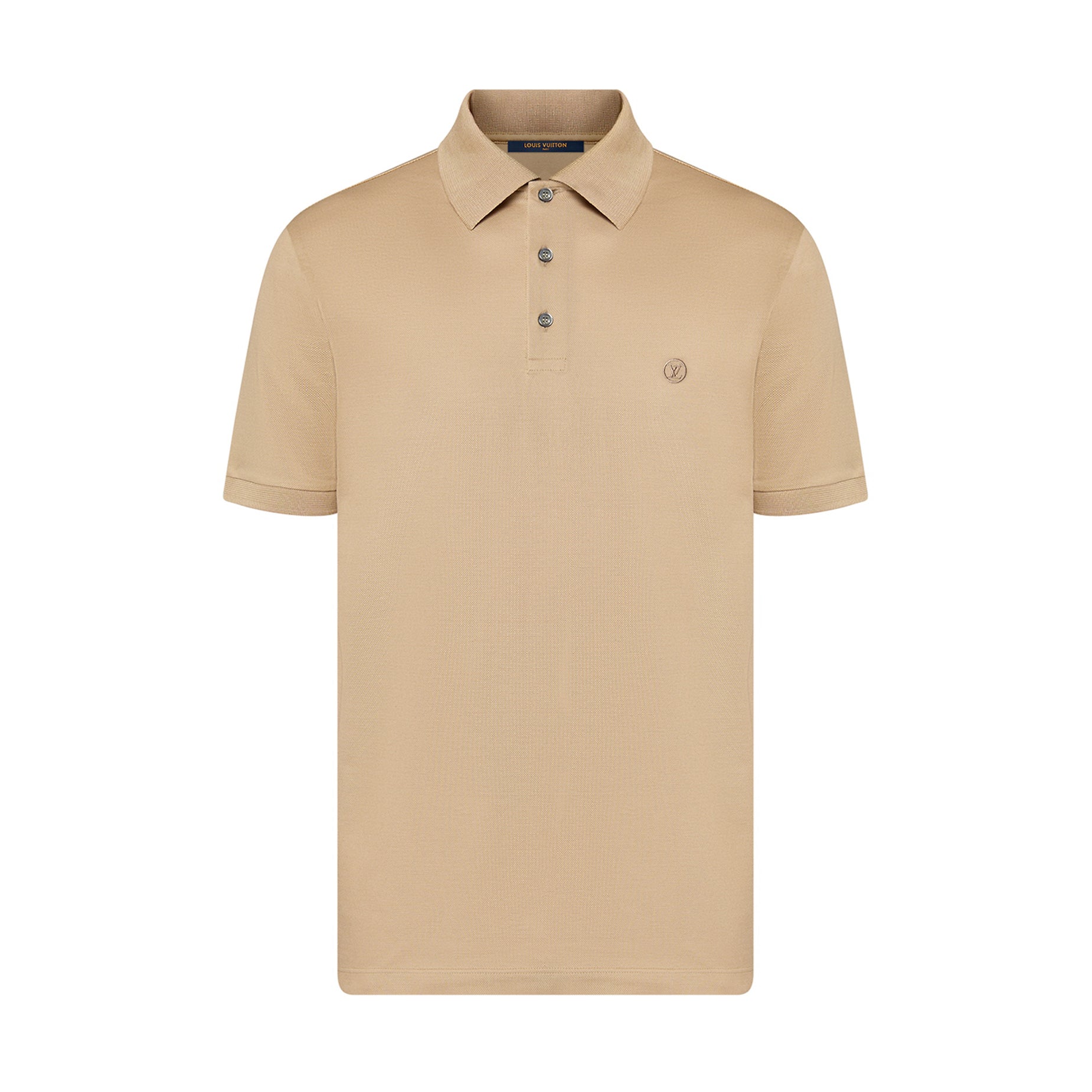 Men's Summer Solid Color Embroidered Logo Short Sleeve Polo Shirt T-Shirt #98745