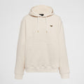 Men's Spring and Autumn Beige Hooded Drawstring Long Sleeve Sweatshirt #72359