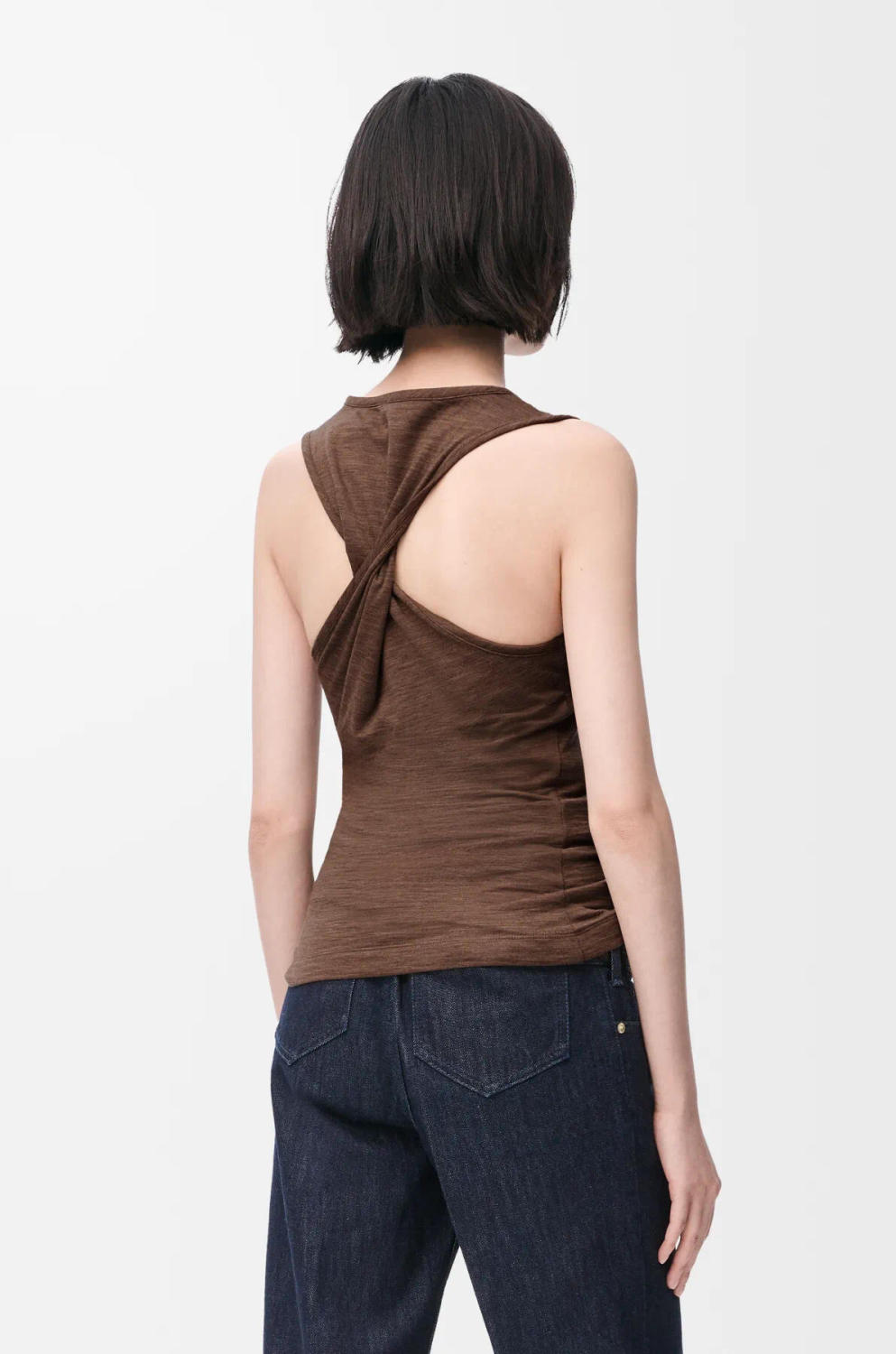 Women's Summer Solid Color Embroidered Logo Sleeveless Camisole Tank Top Vest #75686