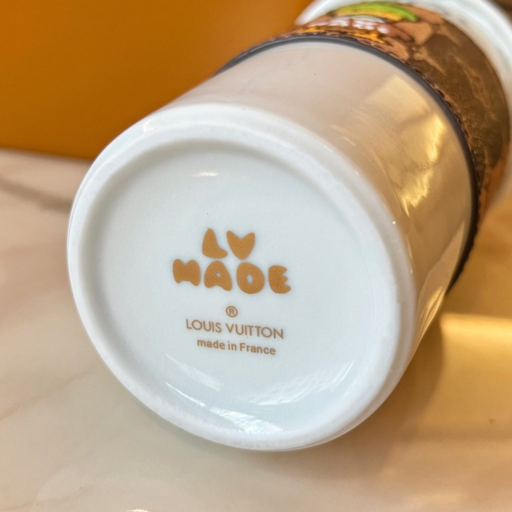 Duck Image Cowhide Mug Cover Ceramic Mugs Cup #72998