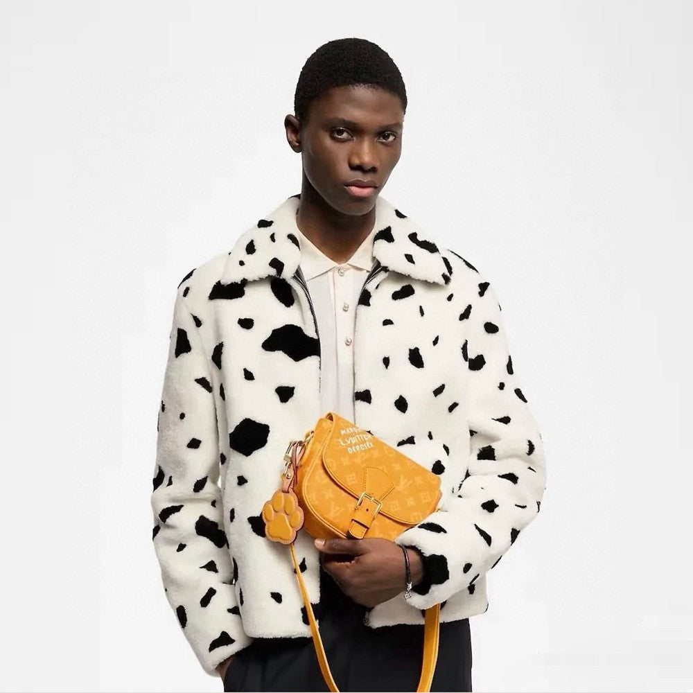 Men's LV Fall/Winter 2025 Australian White Merino Wool Warm Jacket Coat #194117