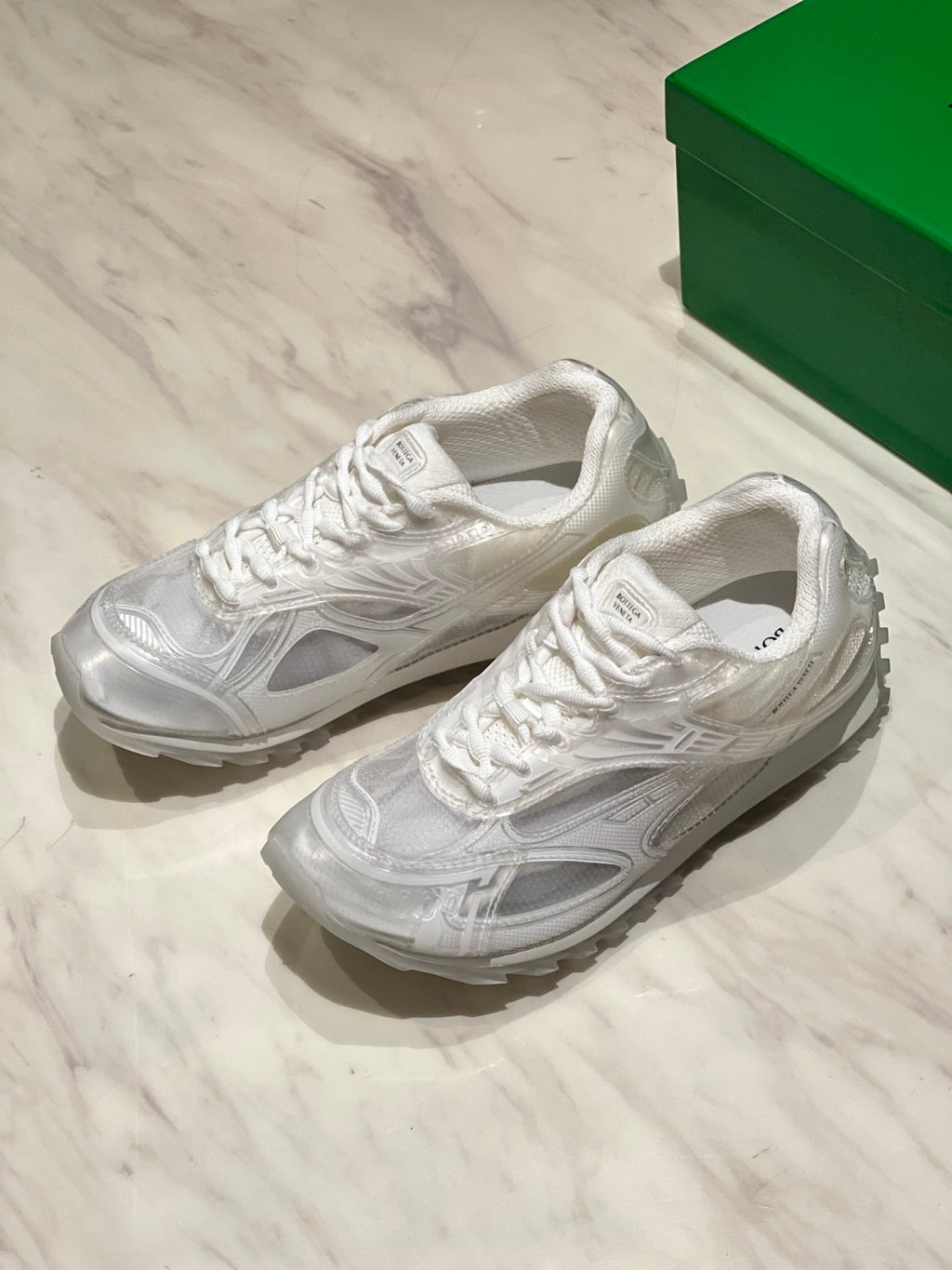 BV Men's Women's Four Seasons Orbit Sneakers Low Top Round Toe Lace Up Casual Shoes #77982