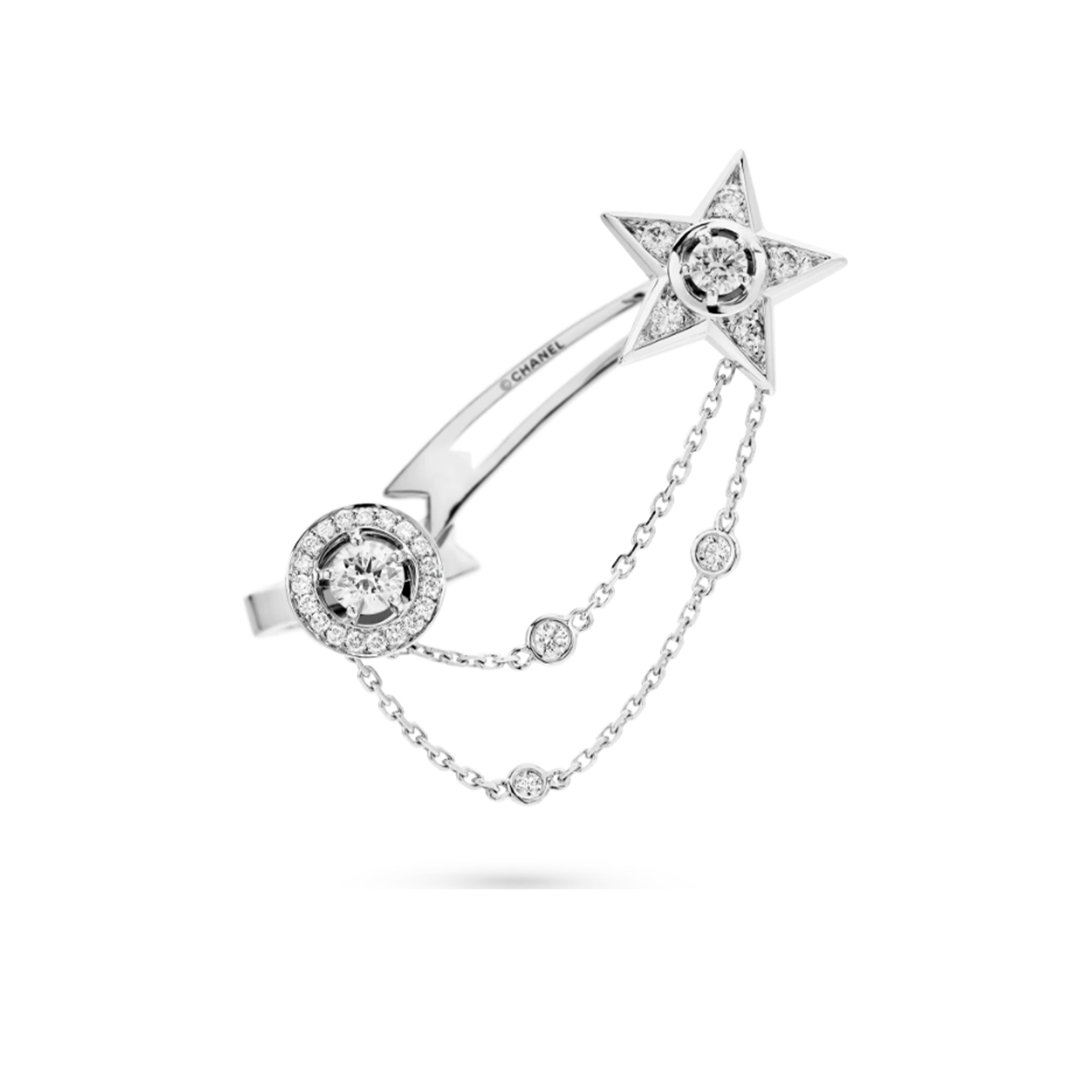 COMTE 1932 Earrings Fashion Luxury Meteor Series Chain Earhook V Gold Material Earrings Jewelry  Accessories Ngvp #9231