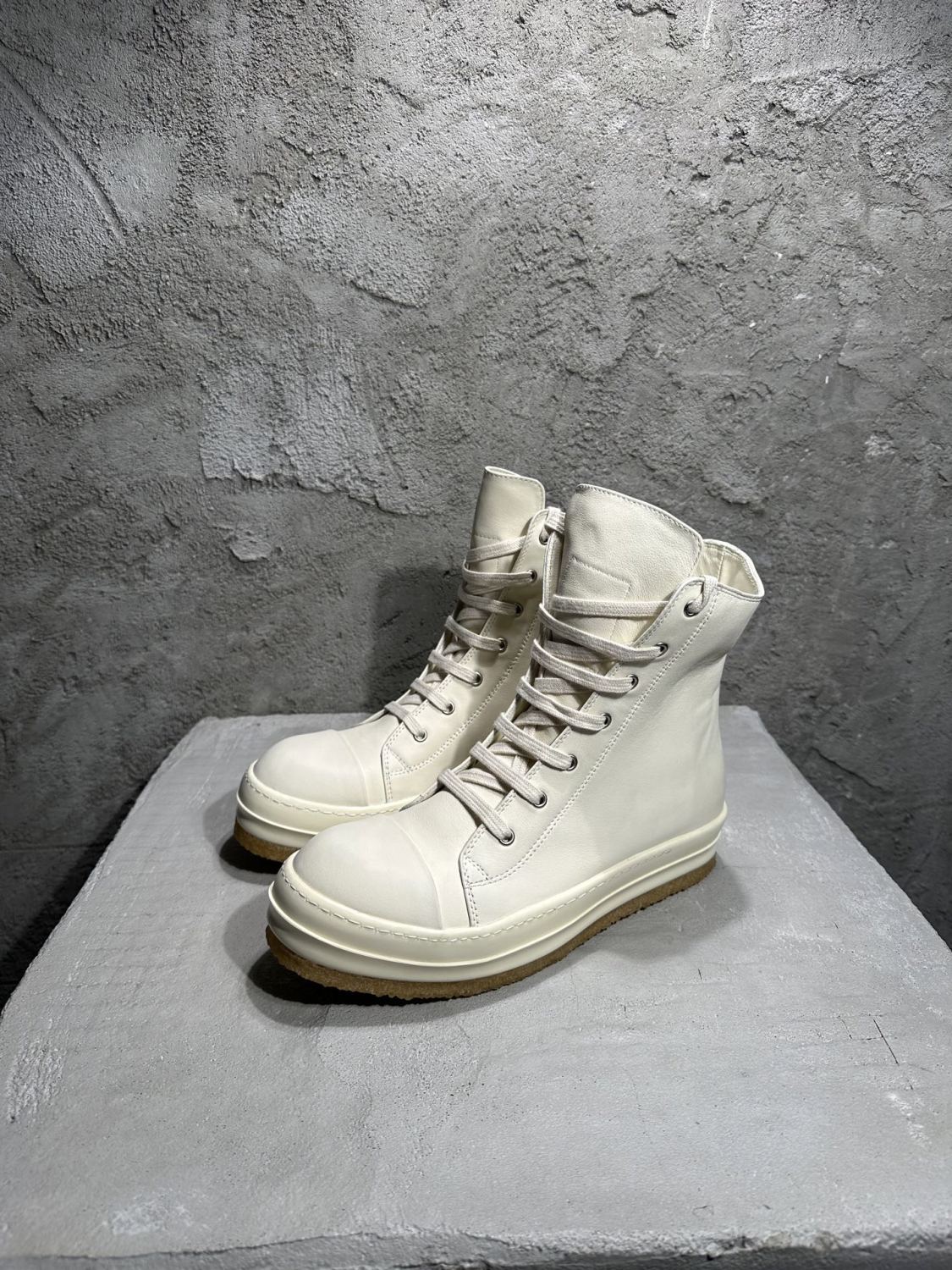 Men's Creep Fashion Casual Shoes Sports Shoes Four Seasons Trend Leather Thick Sole High-top Short Boots Ngvp #2192