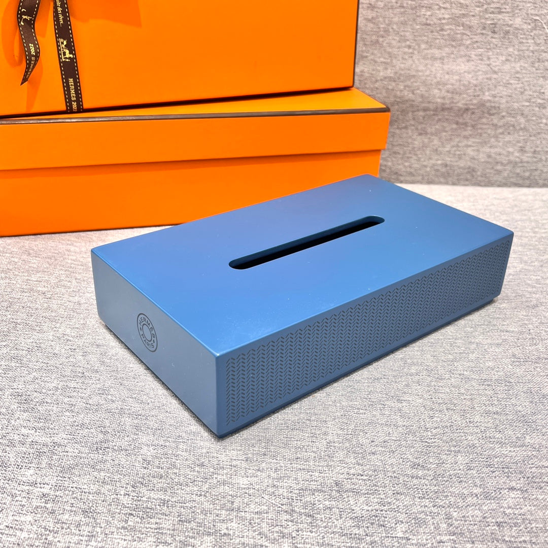 Handmade Lacquer Carved Wooden Square and Rectangular Tissue Box Calfskin Overlay Furniture Decorations Accessories #71591