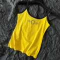 Women's Summer Fashion Casual Solid Color Logo Pattern Printed Pullover Tank Top Vest #78336