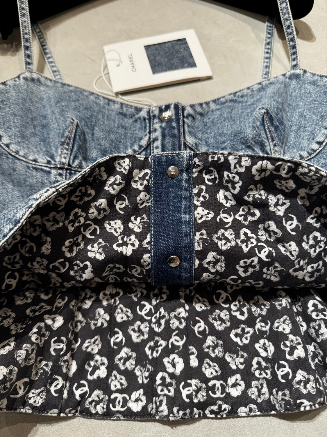 Women's Spring/Summer Casual Fashion Camellia Halter Denim Vest #78685