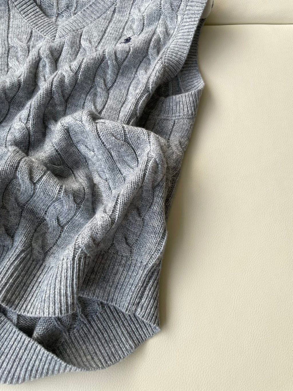 Men's and Women's Spring/Summer Embroidered Logo Solid Color Crew Neck Knit Sleeveless Tank Top Vest #76143