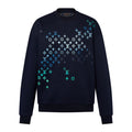 Men's Spring and Autumn Gradient Pattern Printed Cotton Round Neck Long Sleeve Sweatshirt #72774