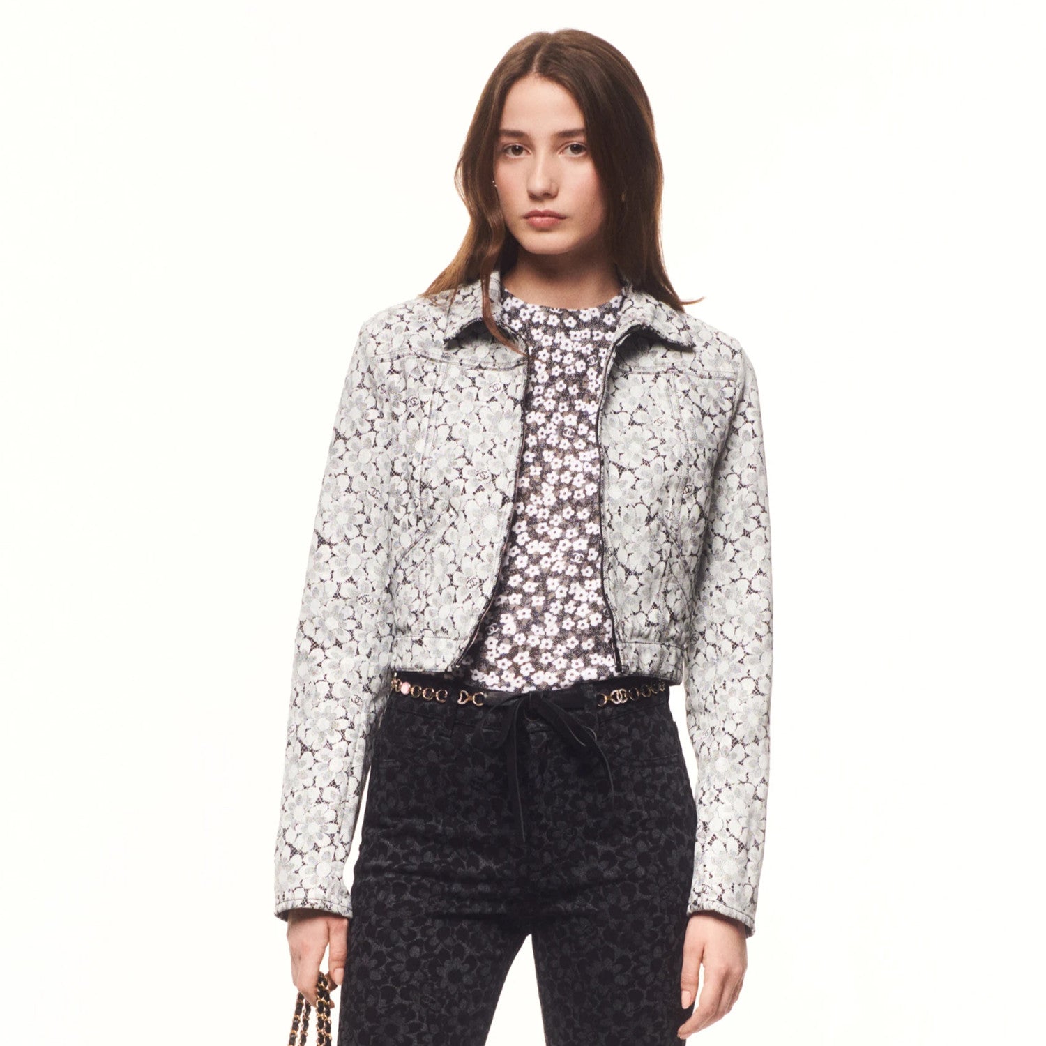 Women's Summer Floral Print Round Neck Short Sleeve Cotton Pullover T-Shirt Ngvp #9451