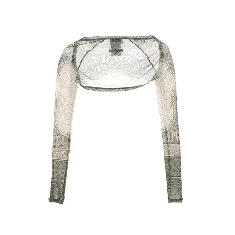 Jean Paul Gaultier Women's Summer Vintage Printed Smock Embroidered Mesh Pattern Round Neck Casual Sleeveless Dresses Ngvp #9374