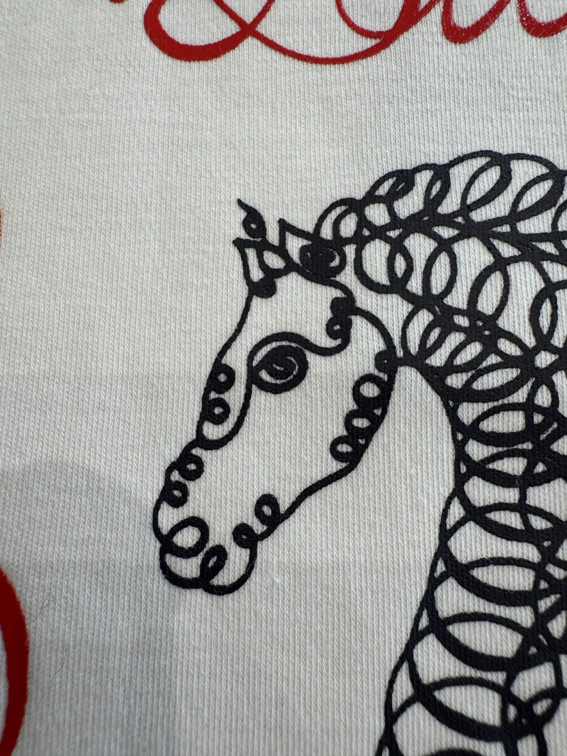 26SS Year of the Horse Limited Edition Horse Pattern T-shirt Short Sleeve #194293