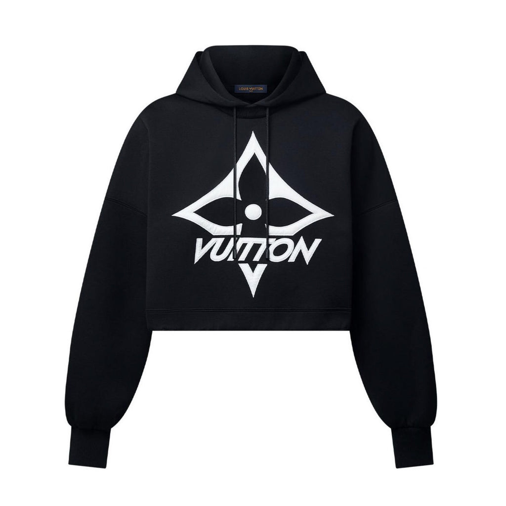 Women's Spring and Autumn Solid Color Logo Pattern Printed Hooded Long Sleeve Sweatshirt #74425