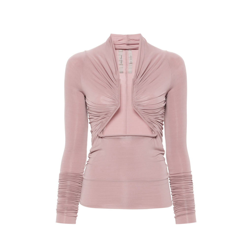 Women's Spring And Autumn Solid Color Hollow Structure Top Long Sleeve Sexy Fashion Versatile Tops Ngvp #9132