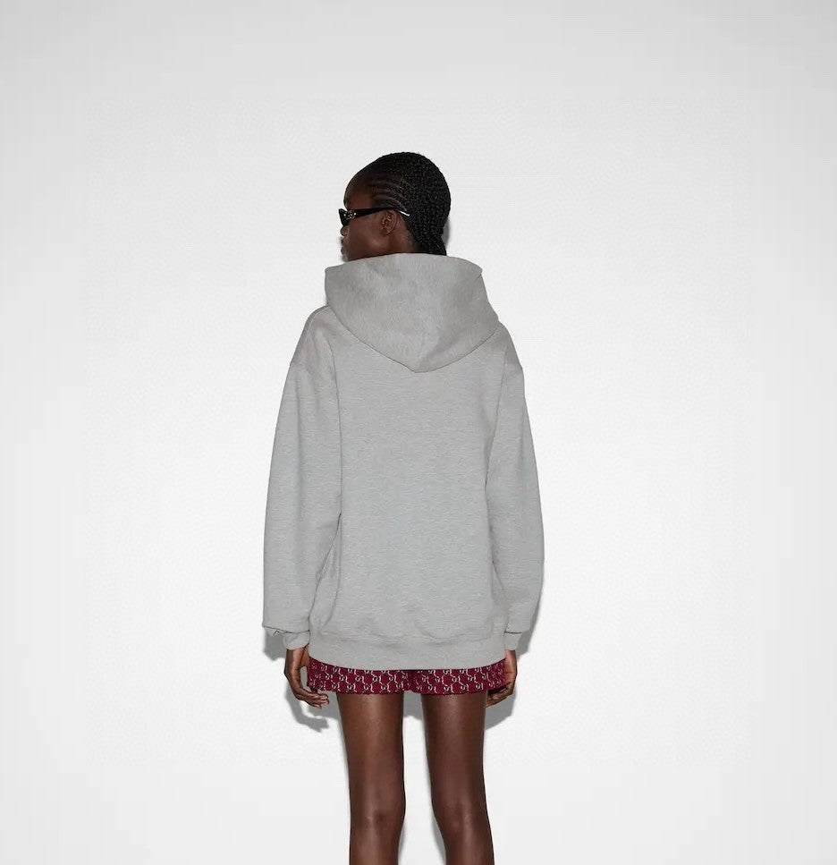 Women's Spring and Autumn Letter Logo Printed Solid Color Cotton Hooded Sweatshirt #73821