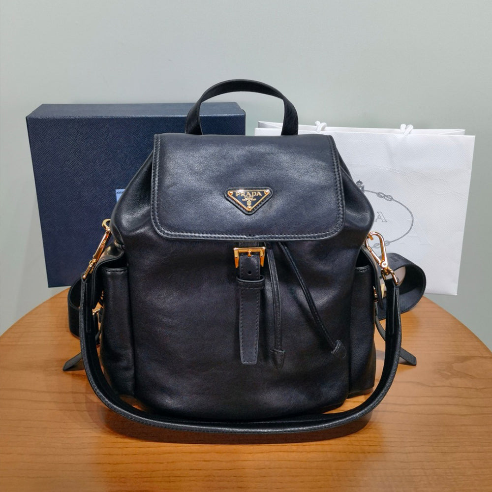 Autumn/Winter 2025 Explore Collection Nappa Leather Backpack Shoulder Bag 1BZ080 Bags #82541A