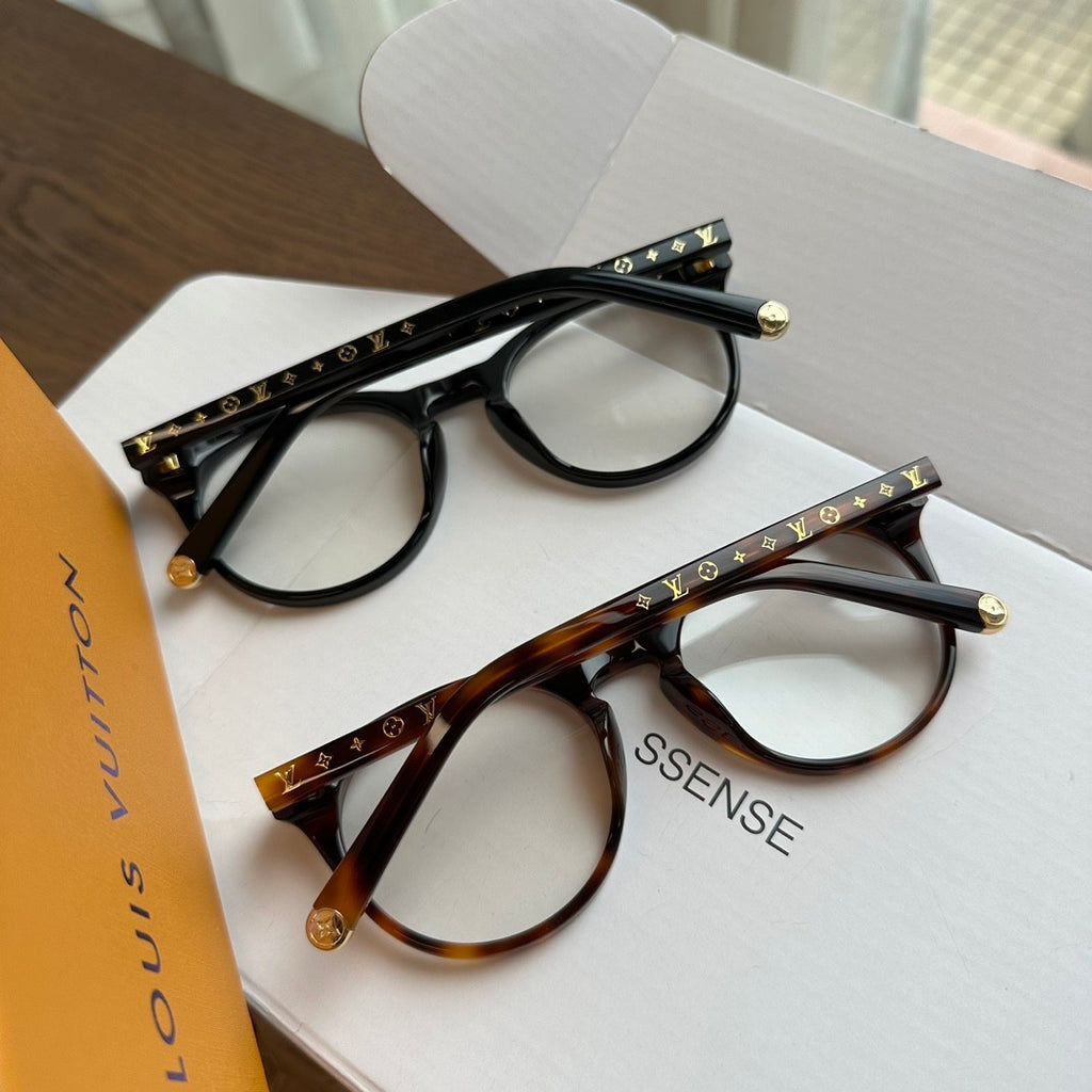 MY MONOGRAM LIGHT ROUND Women's Acetate Fiber Metal Irregular Shape Optical Frame Optical Glasses #72977
