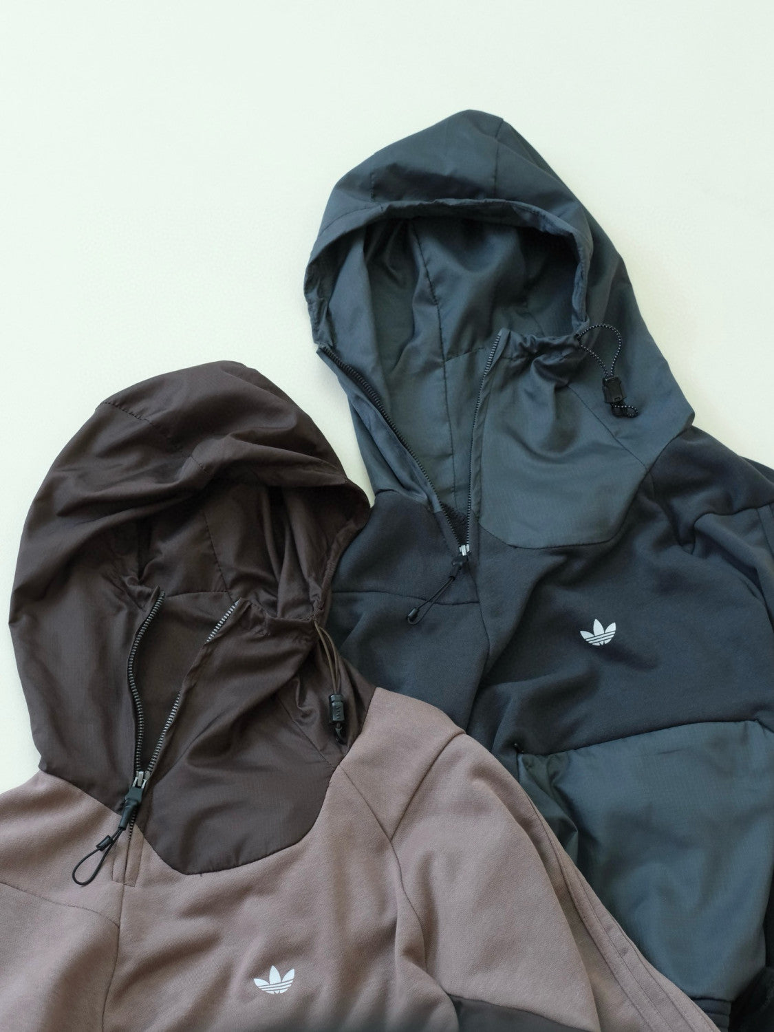 Originals X HAMCUS Men's and Women's Colour Blocking Chest Small Logo Pocket Hooded Sweatshirt Pullover #99191