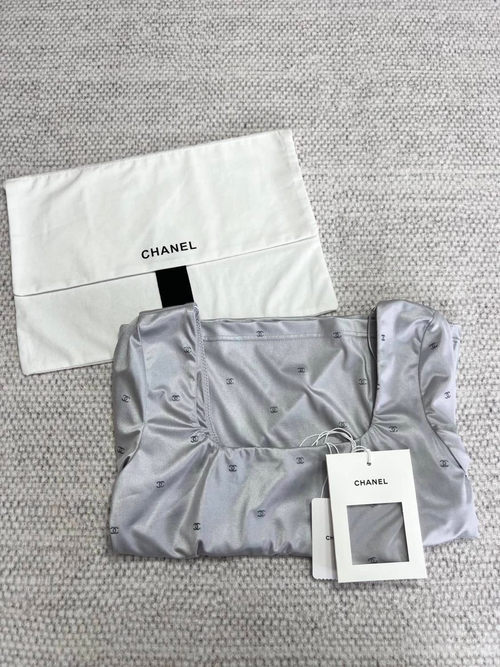 Women's Summer Gray Logo Printed Square Neck Cotton Short Sleeve T-Shirt Top #72533