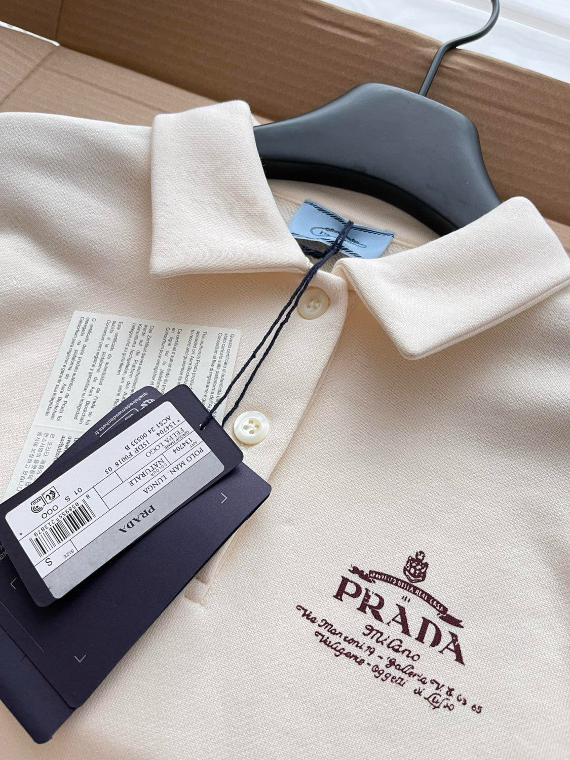 Cotton Fleece Polo Shirt Women's Fall And Winter White Lapel Long Sleeve Sweatshirt Pullover Logo T-shirt #81542