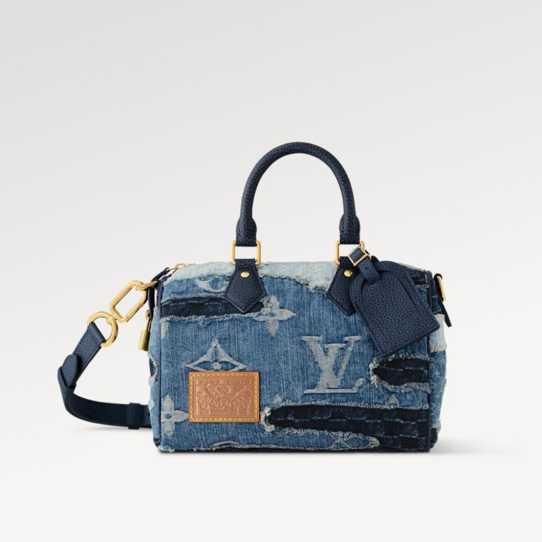 Men's Denim patchwork Premium 163c01 dynamic chip Shoulder bag Handbag Bags M15276 #193727