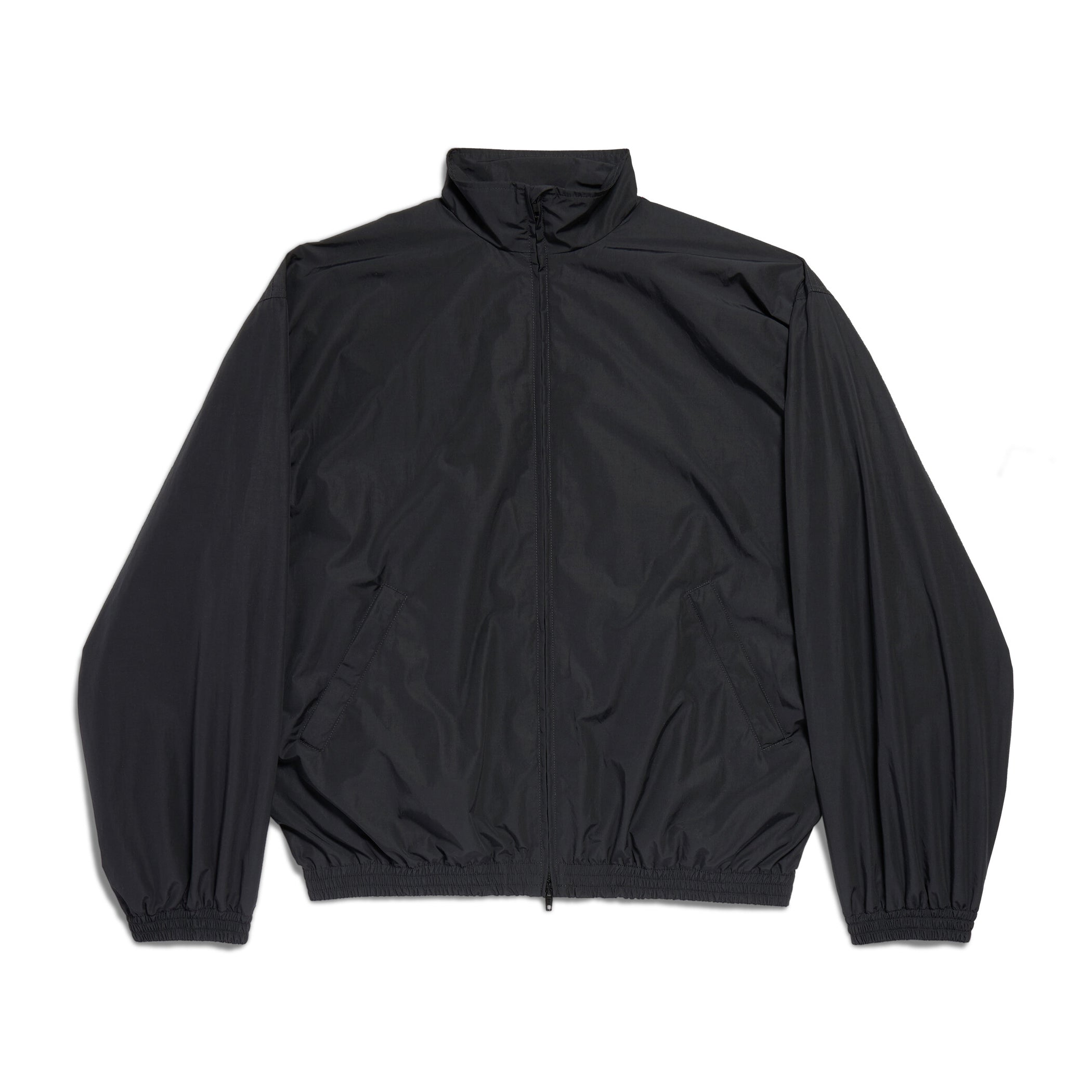 Men's and Women's Alphabet Printed High Neck Zipper Regular Fit Long Sleeve Jacket #72828