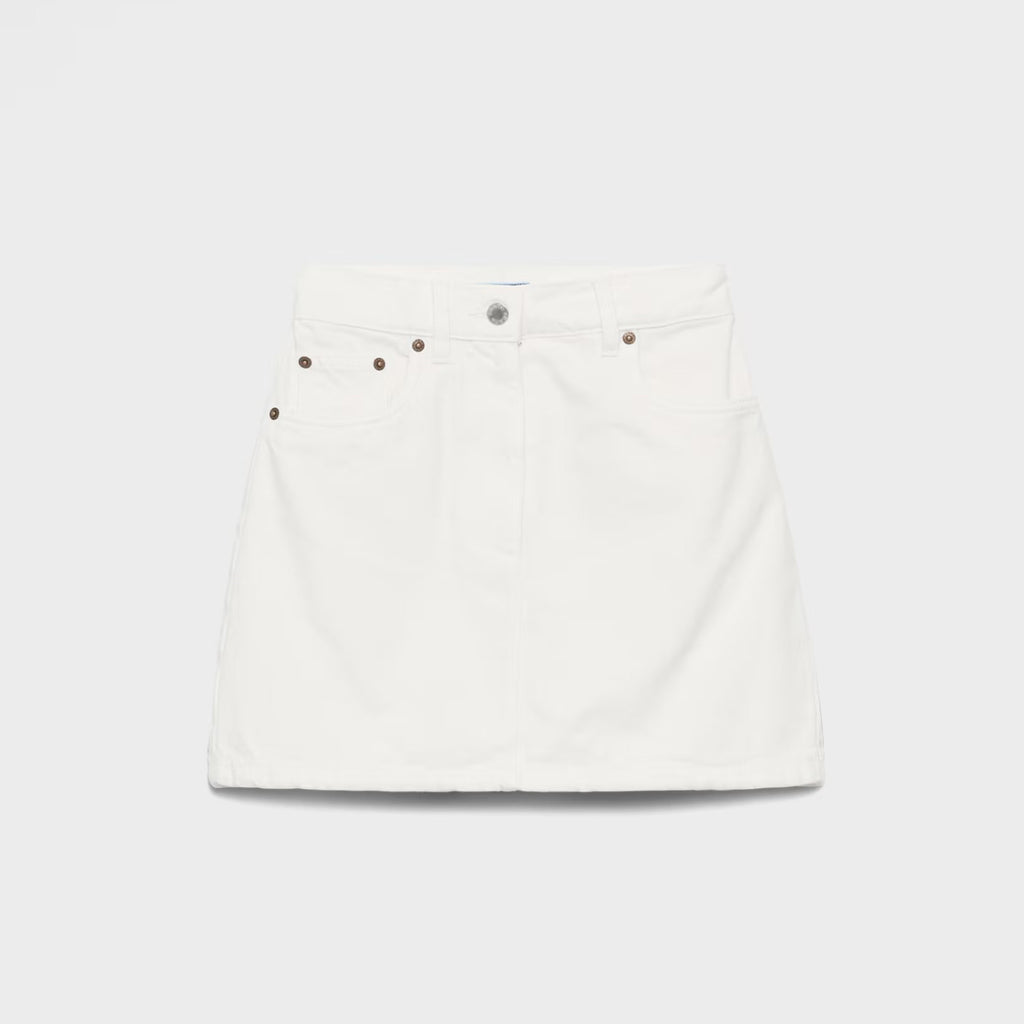 Women's Summer Solid Colour Triangle Label Decoration Simple Casual Denim Shorts #76692