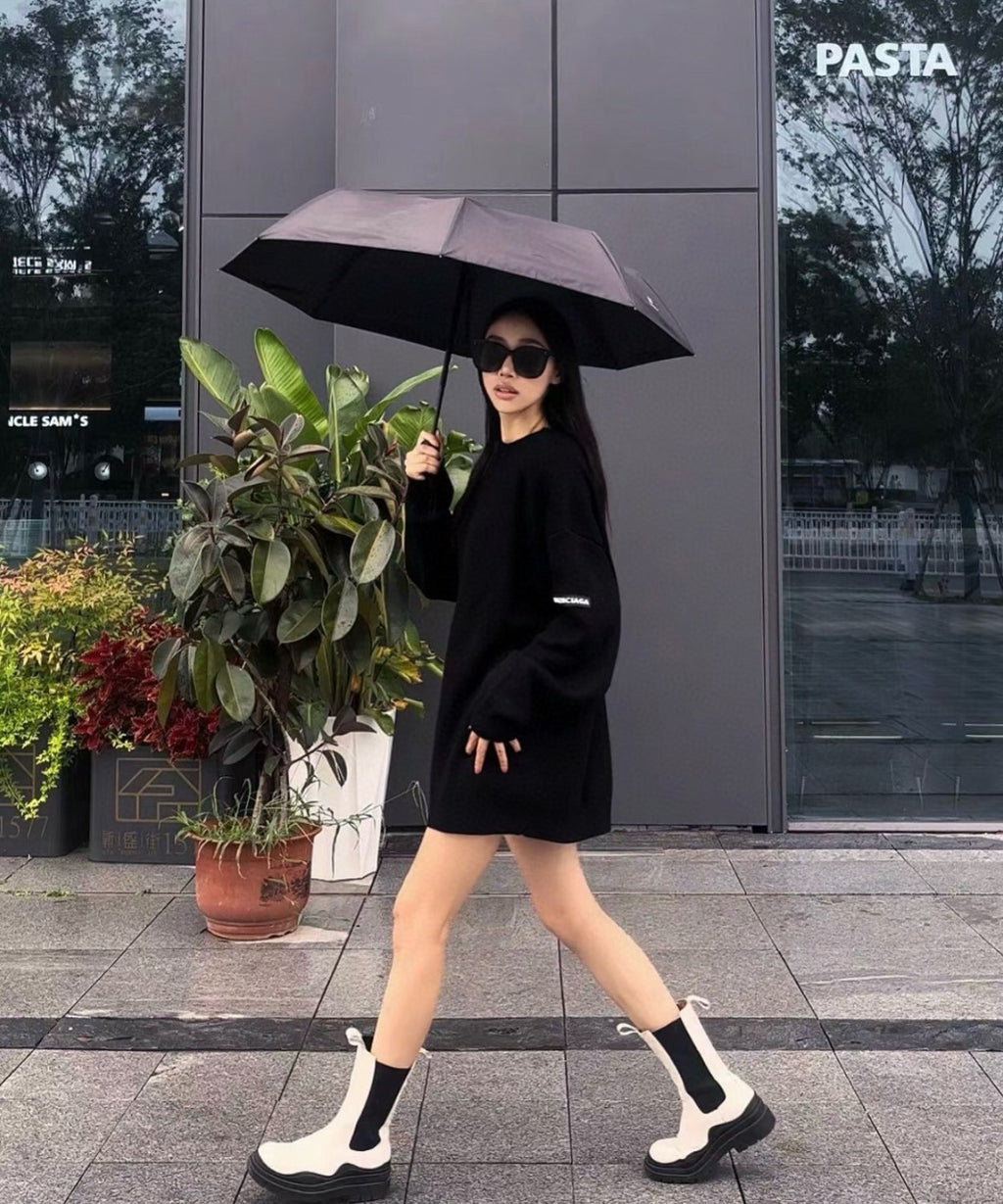 Men's And Women's Spring And Autumn Solid Color Round Neck Long Sleeve Loose Fit Knitted Sweater Pullover #72499