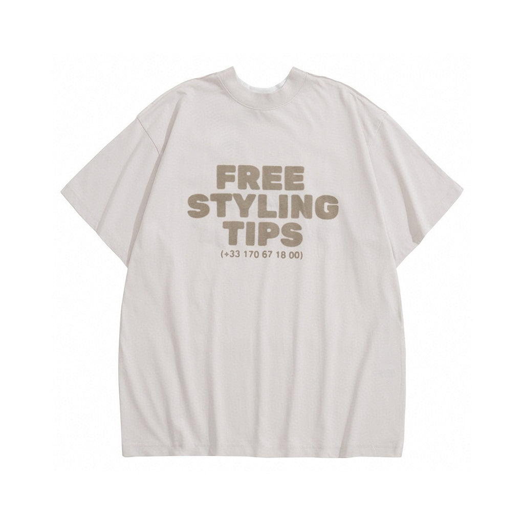 Men's Spring And Autumn Fashion Reversible Letter Print 3D Sports Embroidery Short Sleeve Round Neck Casual T-Shirt #98698