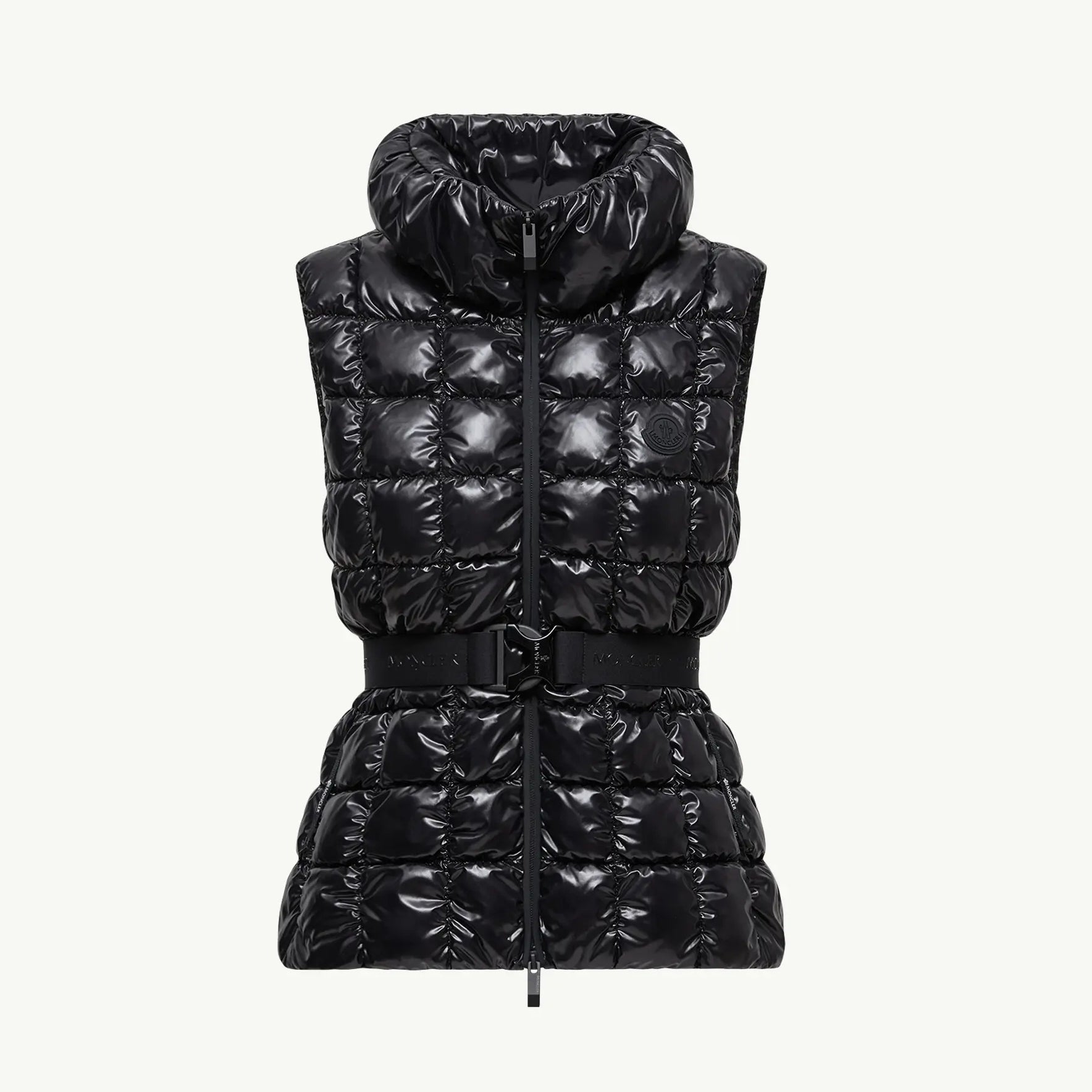 Emilion Women's Winter Fashion Casual Stand Collar Zipper Sleeveless Square Quilted Down Vest #78822