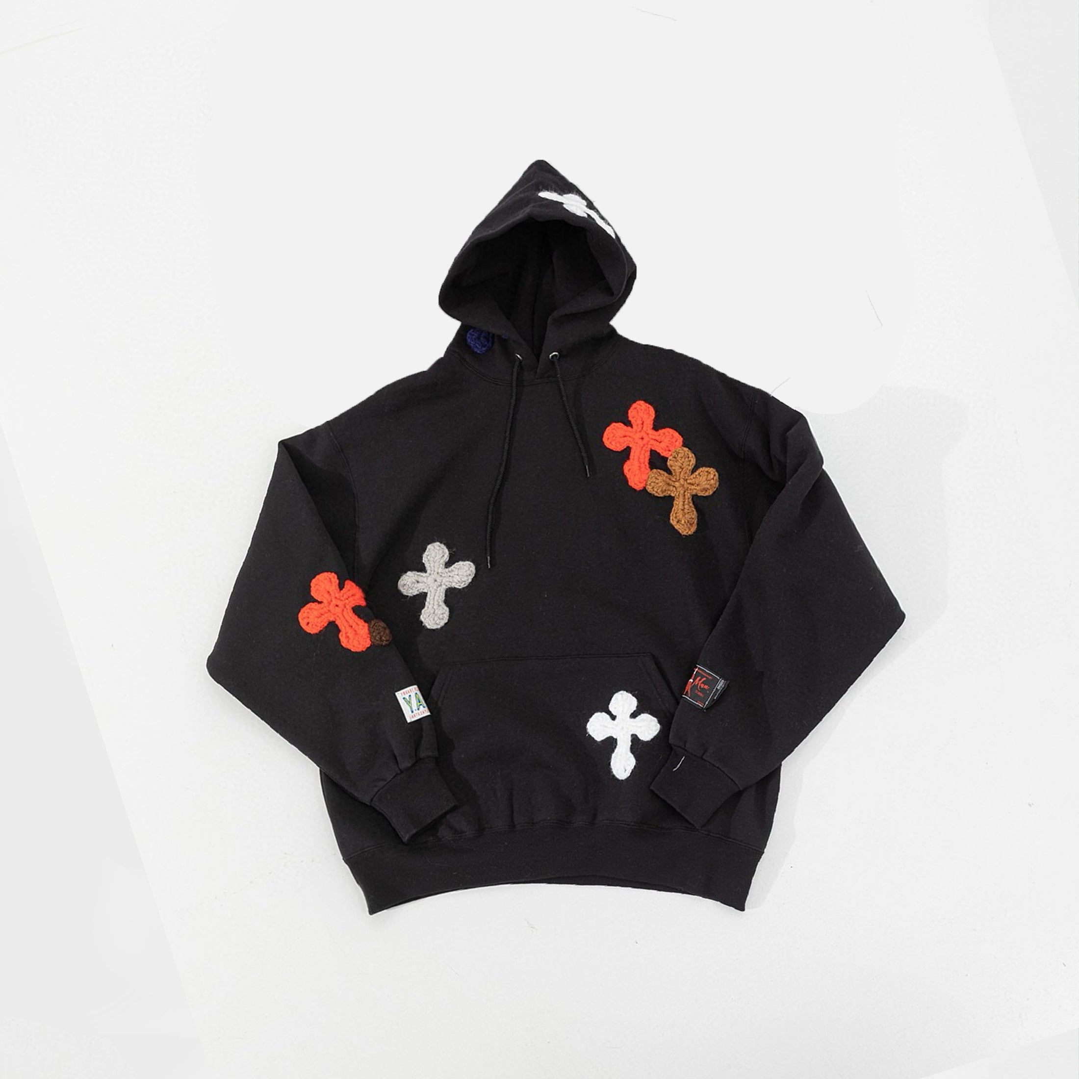 syuman Men's Women's Spring And Autumn Fashion Stereoscopic Embroidery Printing Solid Color Pullover Long Sleeve Ho Ngvp #7818