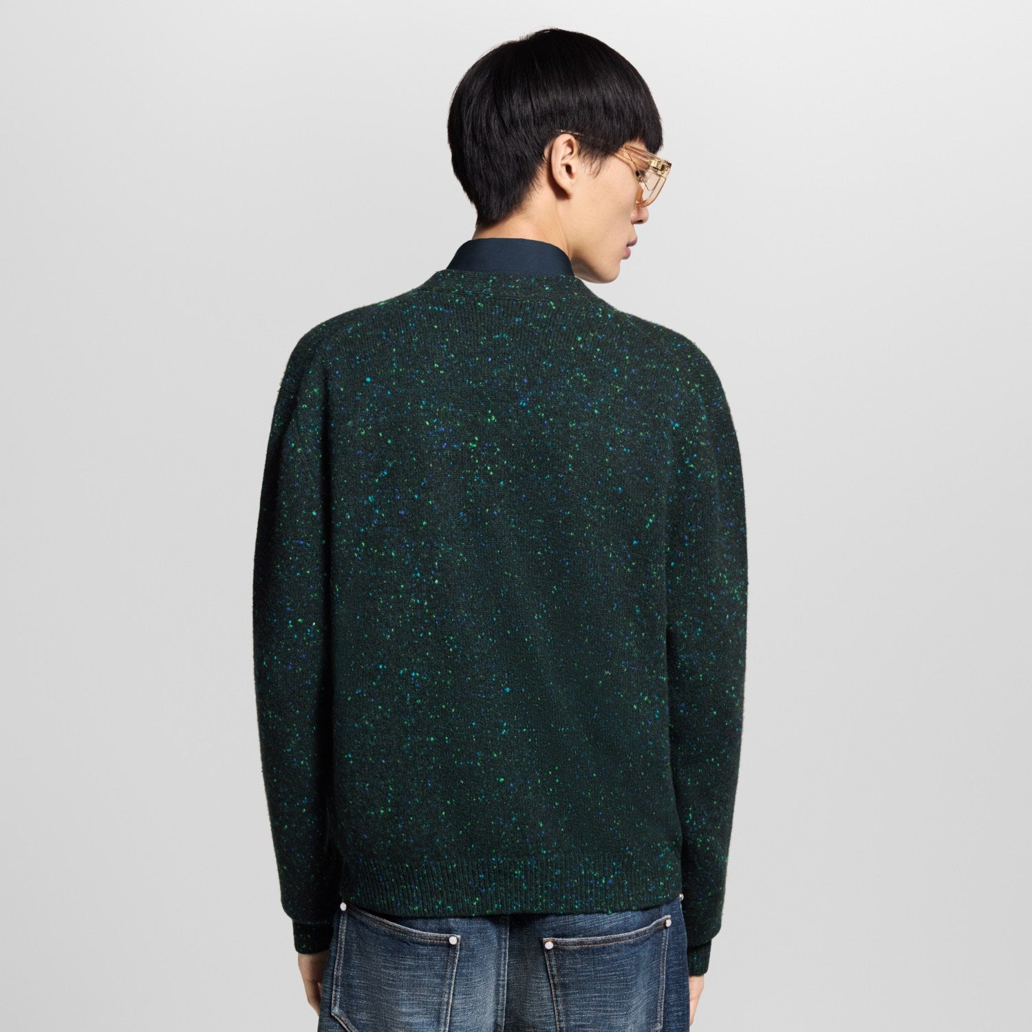 Men's Fall/Winter Fashion Casual V-Neck Single Button Loose Fit Relaxed Fit Cashmere Sweater Knit Cardigan #79415