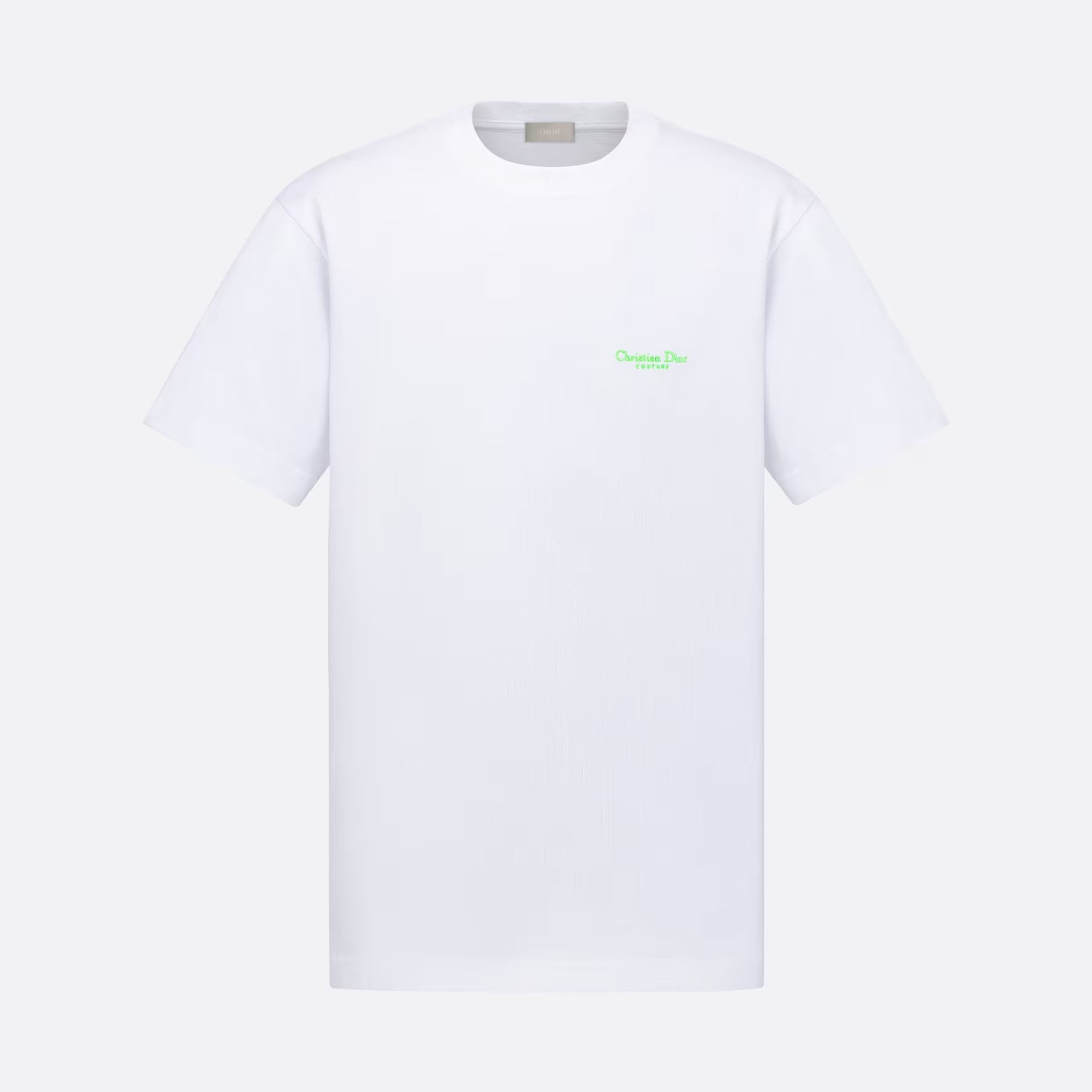 CD Men's Summer Solid Color Letter Logo Printed Loose Round Neck Cotton Short Sleeve T-Shirt #98432