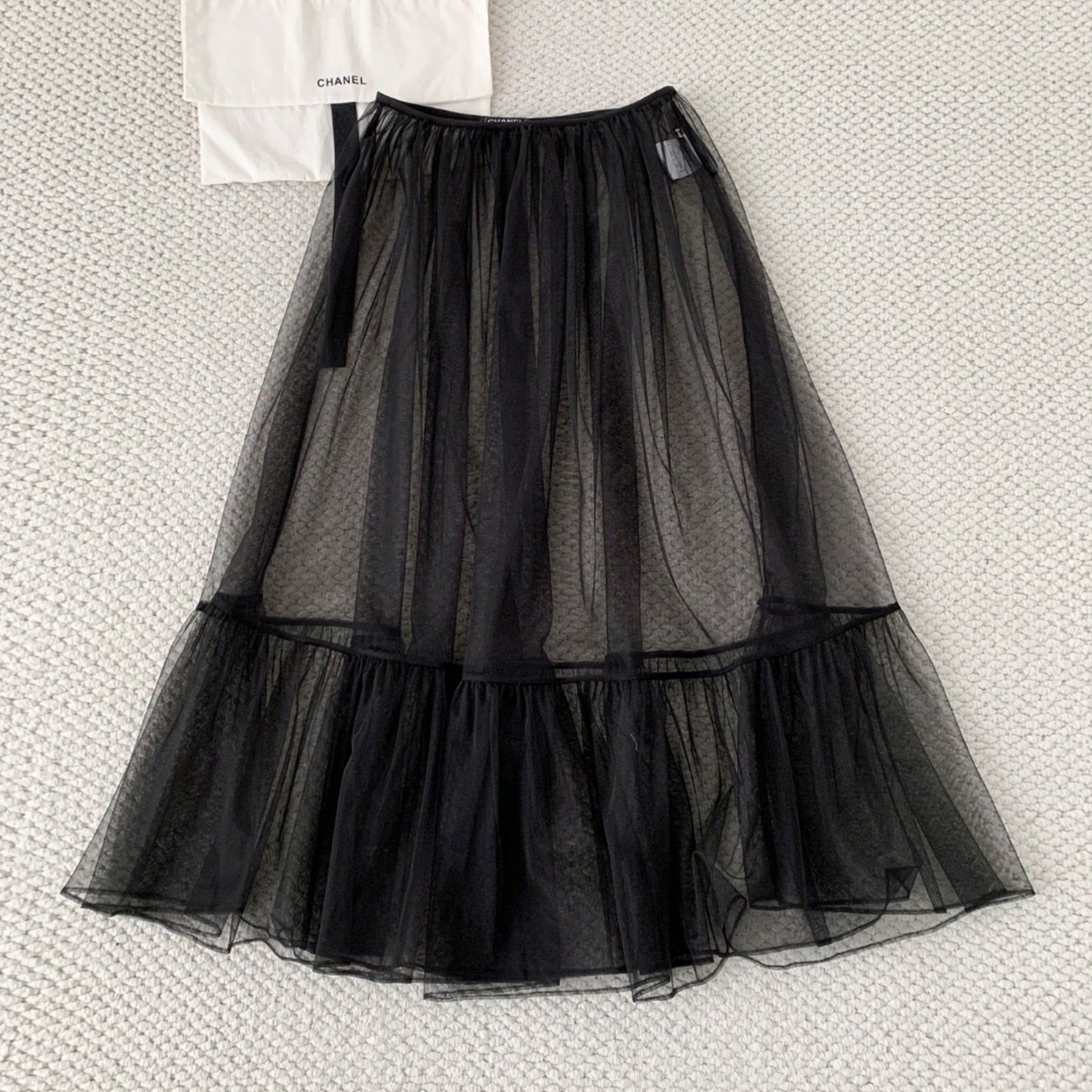 Women's Fall/winter Layering Sheer Lace Skirt Fashionable Trendy Elegant And Exquisite Skirt #192779