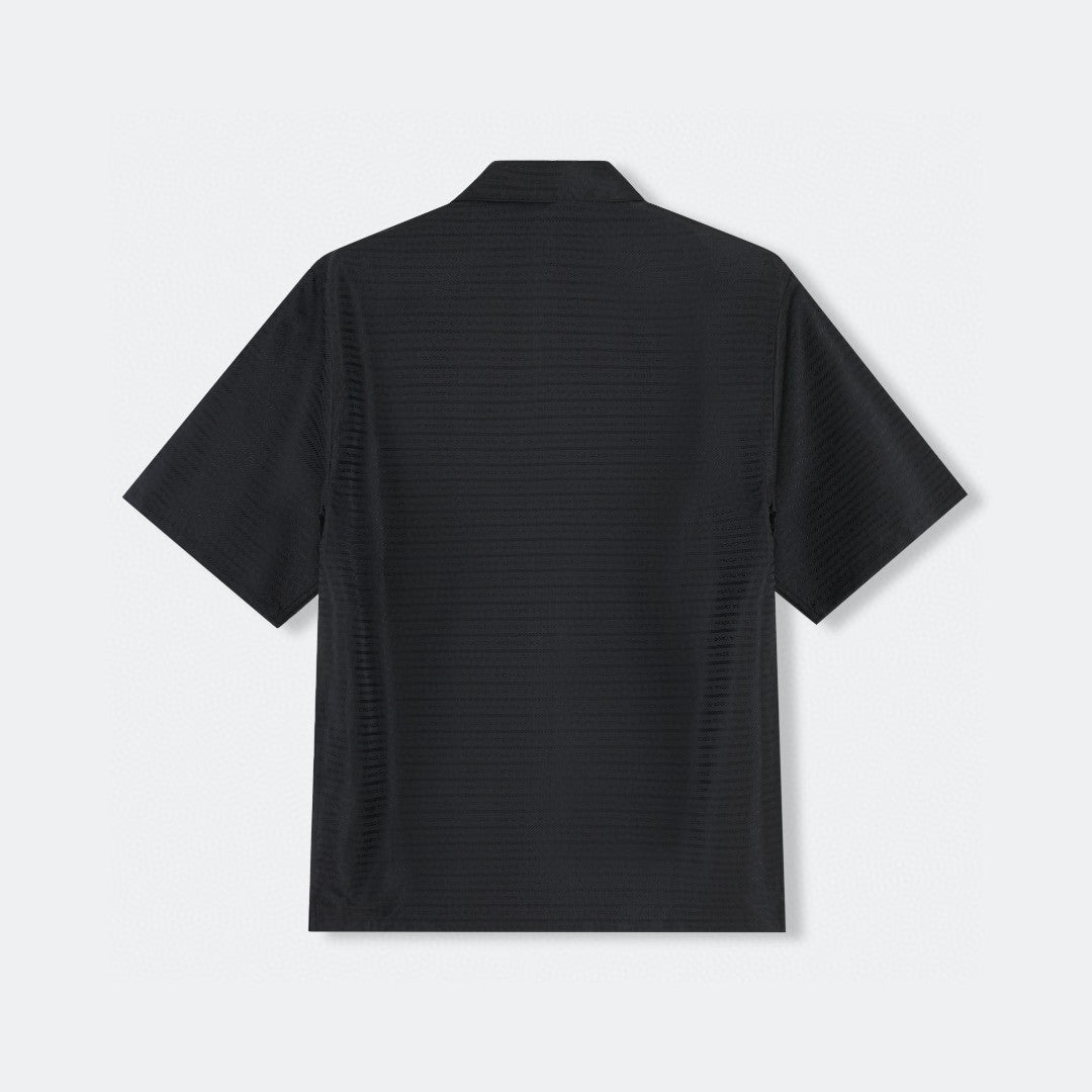 zipper short sleeve shirt T-shirt #98159