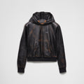 2025 Autumn/Winter Runway Collection Nappa Leather Hoodie - Italian Lambskin with Premium Craftsmanship #83115A