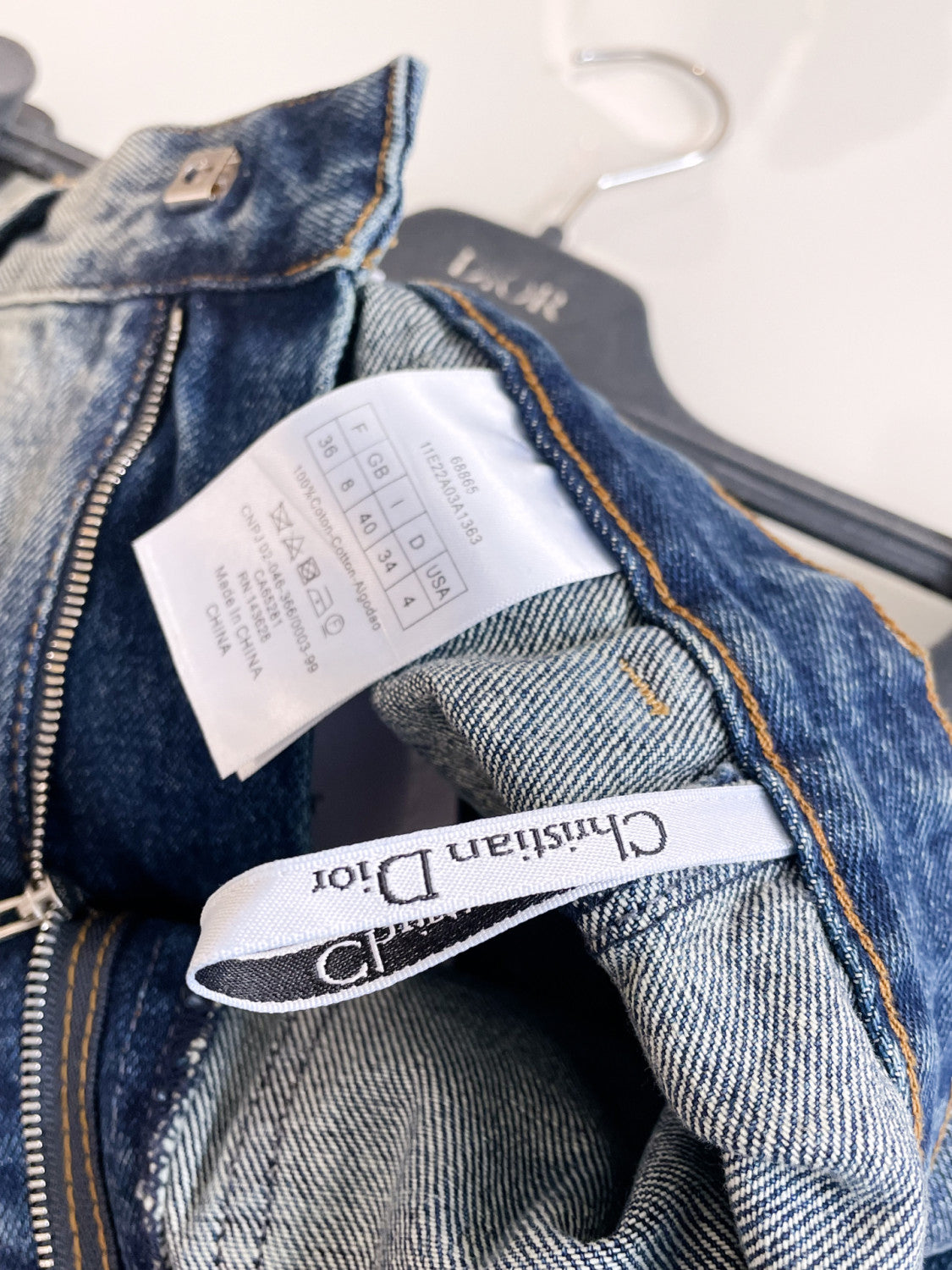 Women's Four Seasons Mid Waist Zipper Solid Color Cotton Loose Washed Rolled Flare Jeans Denim Pants #71884