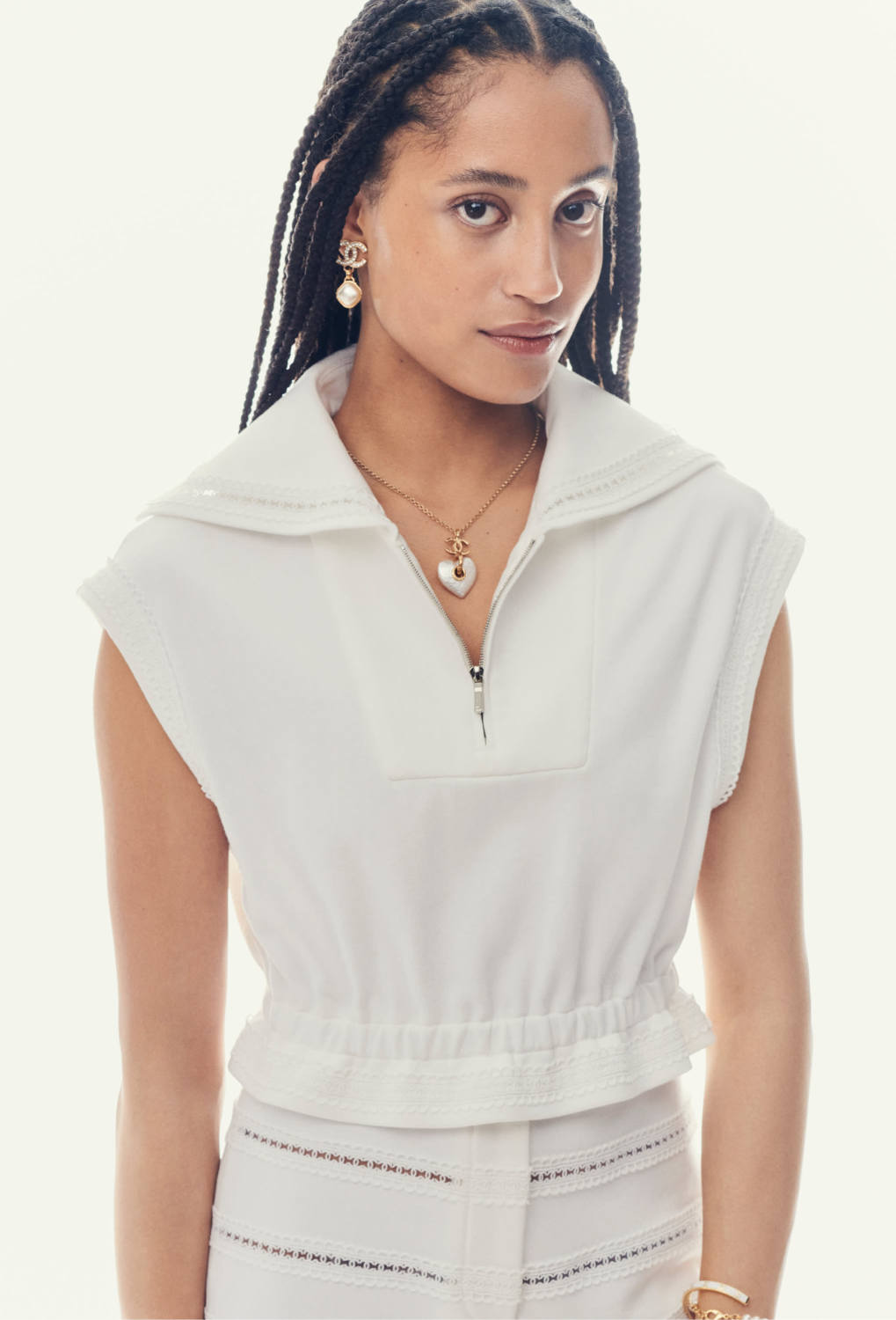 Women's Summer Solid Color Cotton Knit Short Hooded Sleeveless T-Shirt Splicing Striped Mesh Lace Embroidery Casual Shorts Ngvp #8957