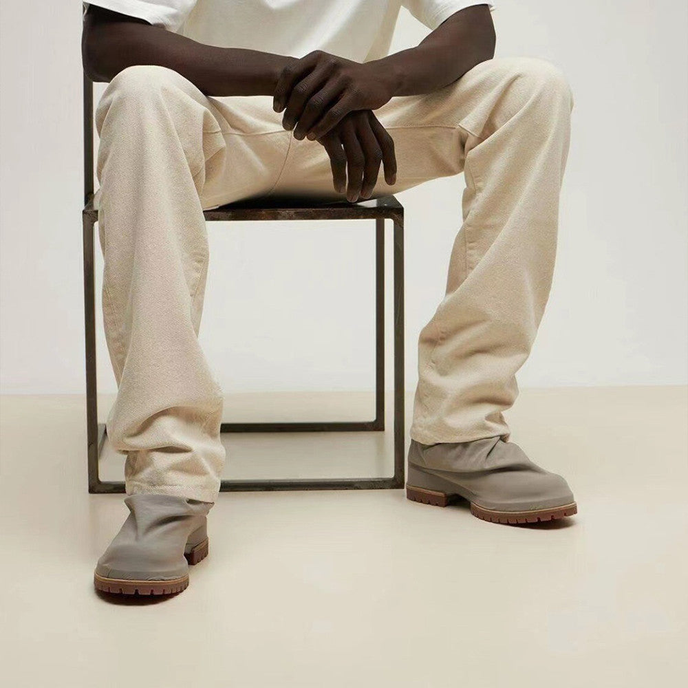 424 Men's 2024SS autumn and winter pleated cowhide Boots Shoes #82522A