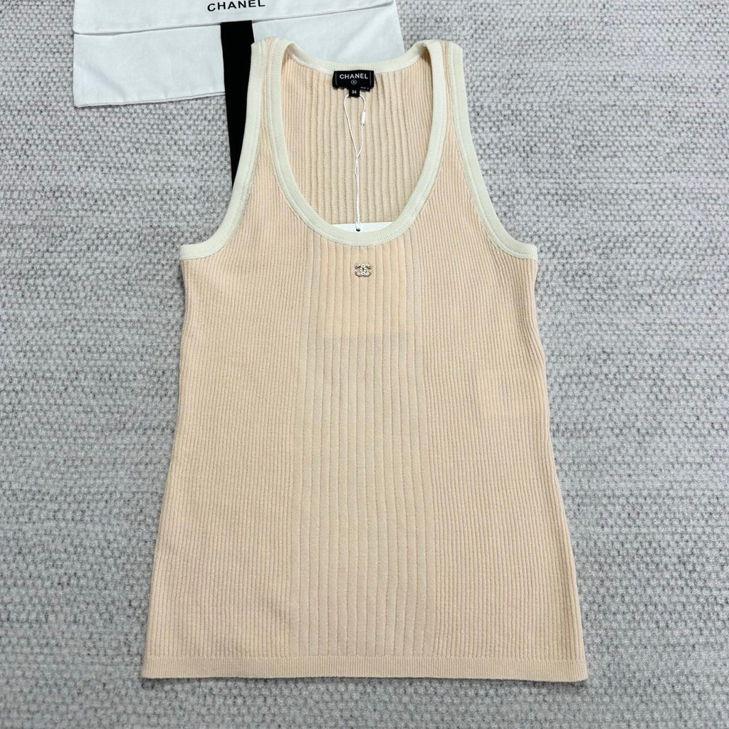 Women's Summer Fashion Casual Solid Color Round Neck Sleeveless Knit Tank Top Vest #78478
