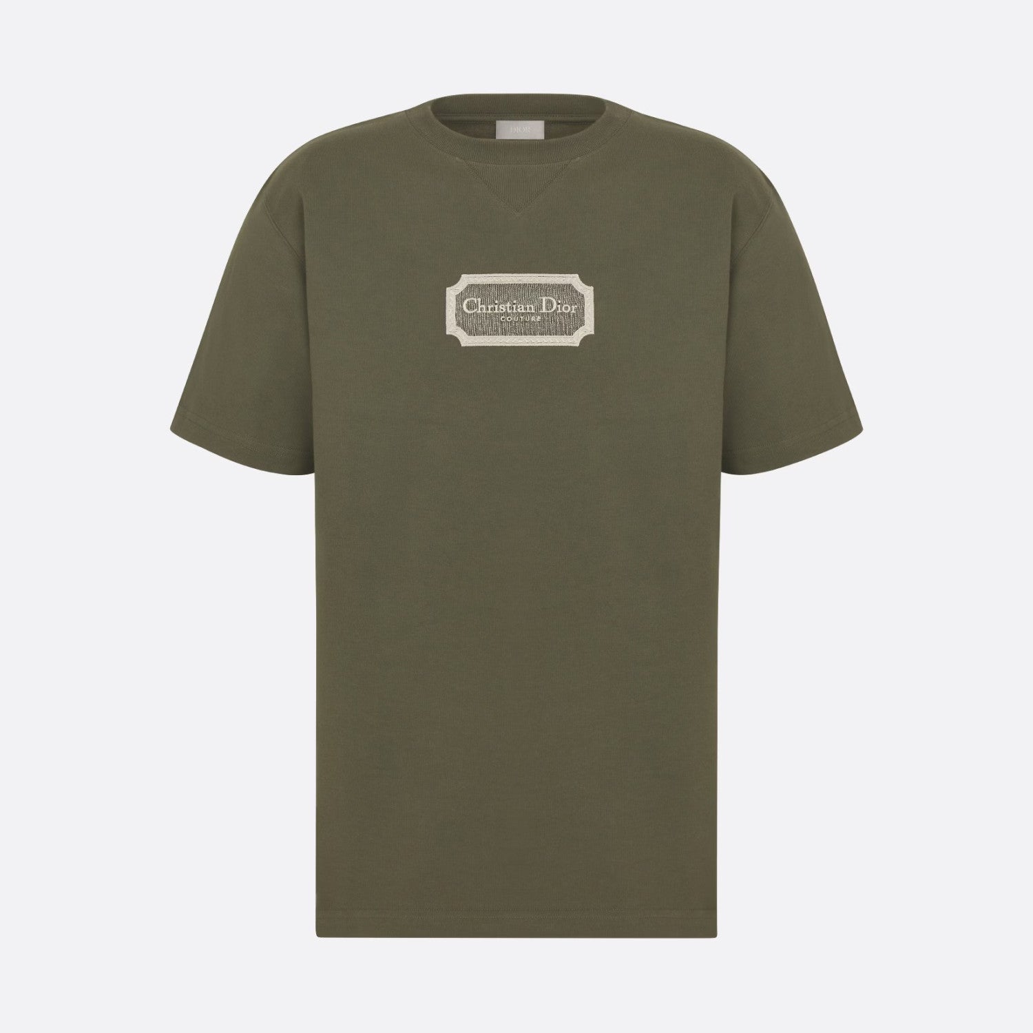 CD Men's Summer Embroidered Logo Solid Colour Round Neck Cotton Short Sleeve T-Shirt #97793