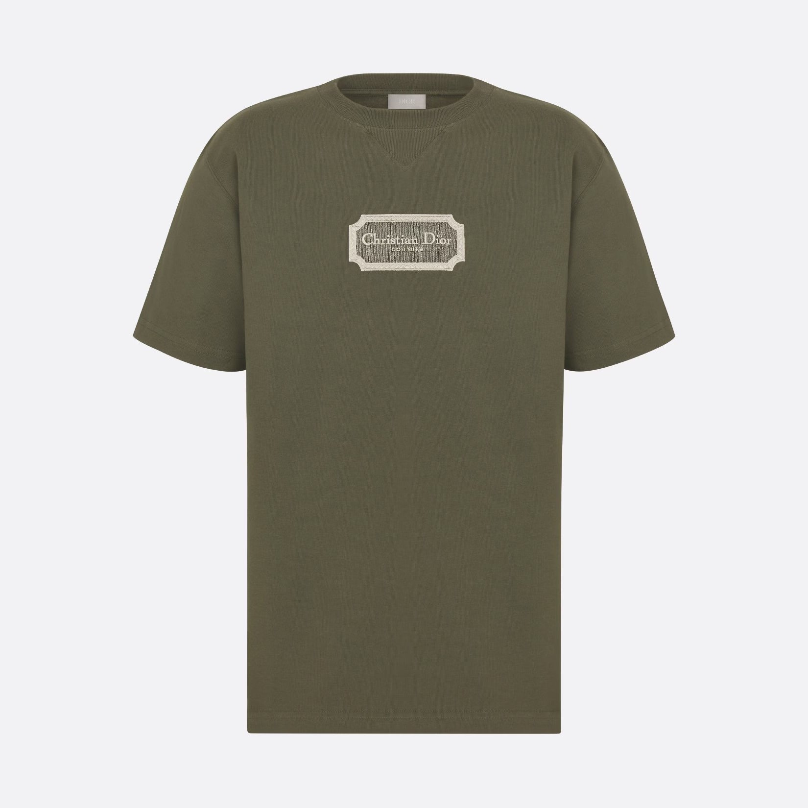 CD Men's Summer Embroidered Logo Solid Colour Round Neck Cotton Short Sleeve T-Shirt #97793