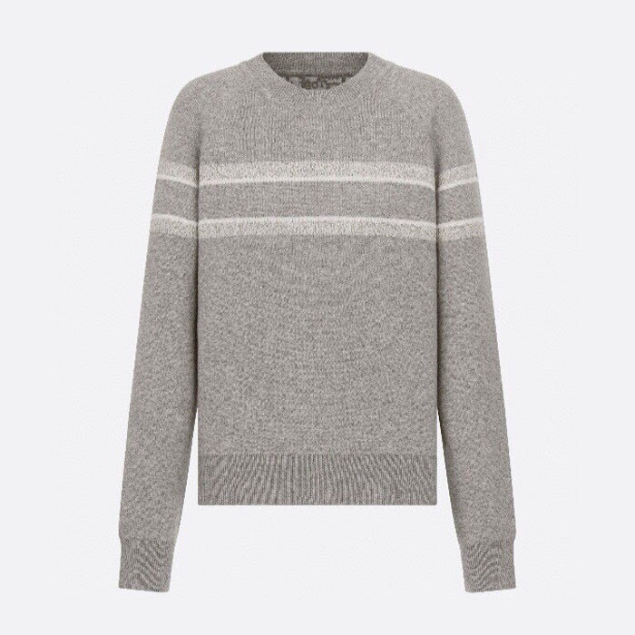 Men's And Women's Fall And Winter Letters Logo Reversible Round Neck Long sleeved Knit Sweater #72749