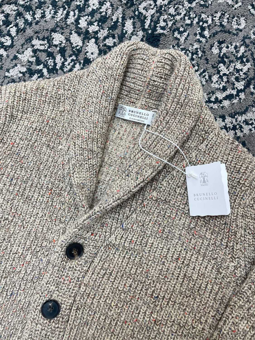 BC Men's Spring And Autumn V-Neck Single-Breasted Solid Color Long-Sleeved Loose Knitted Cashmere Cardigan Ngvp #9624